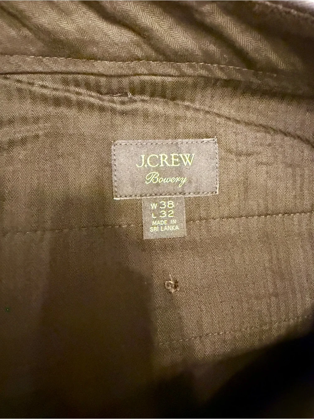 J. Crew Men's Bowery Navy Dress Pants